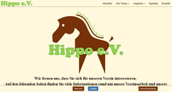 Desktop Screenshot of hippo-ev.de