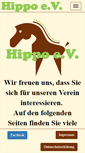 Mobile Screenshot of hippo-ev.de